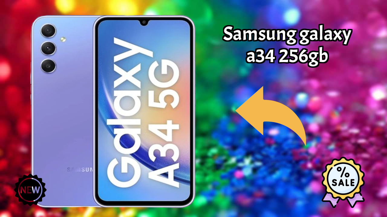 Samsung Galaxy A34 256GB RAM Performance: 8 GB RAM Multitasking