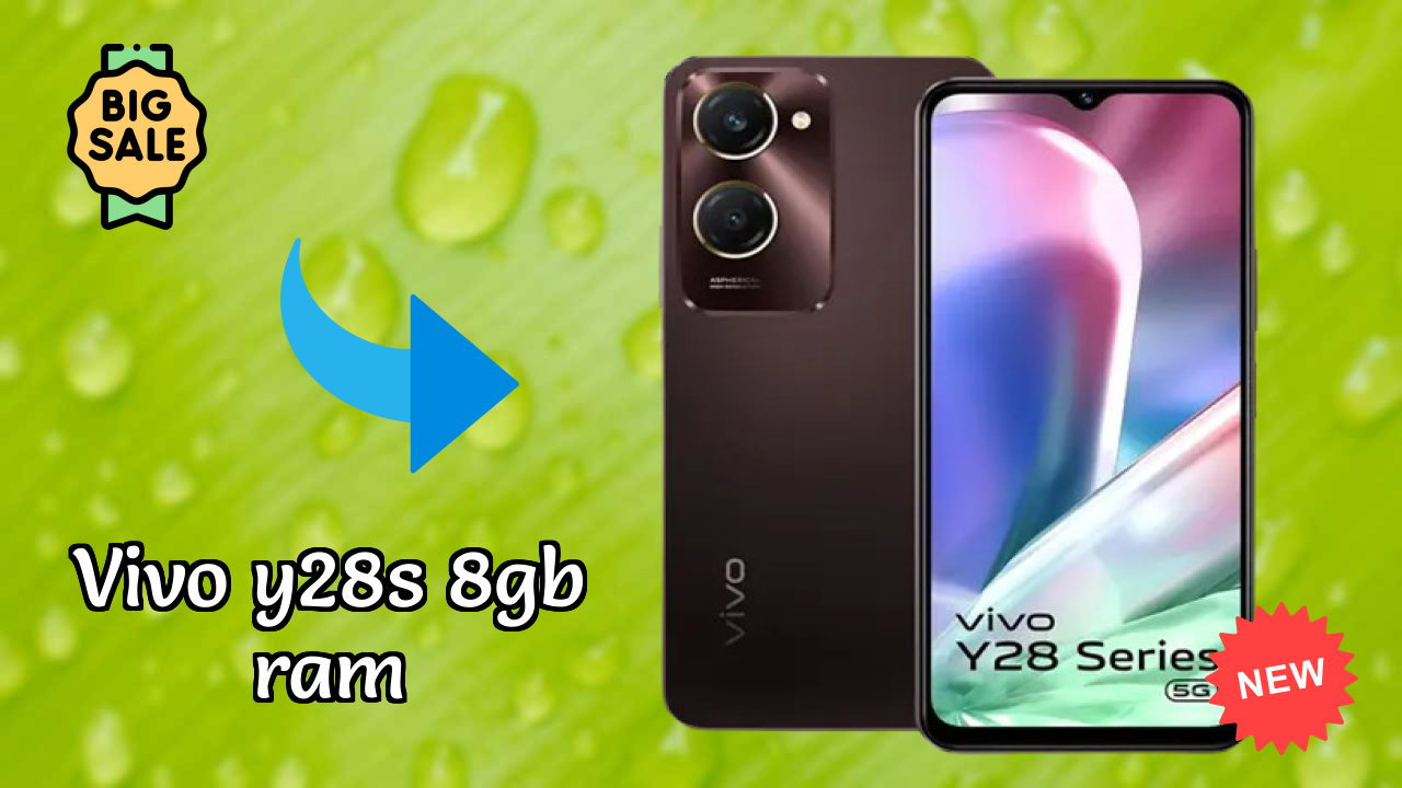 Vivo Y28s 8GB RAM at ₹15,197 - Best Features Highlighted